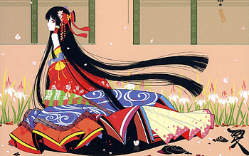 Anime, Color, Girl, Japan, Brunette HD wallpaper