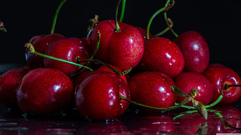 Ripe cherries, bliss, Luscious berries, Scrumptious delights HD wallpaper