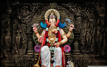 Ganesha Ultra Background for U TV : & UltraWide & Laptop : Tablet : Smart, Ganesh HD wallpaper