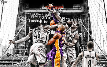 Kobe Bryant Dunk 8 HD wallpaper