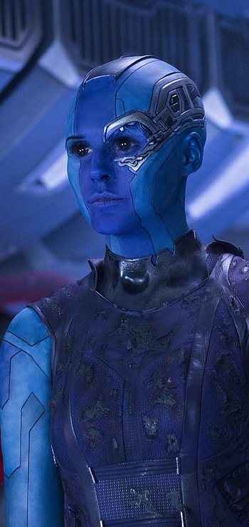 Galaxy guardians, Nebula character, Marvel movies, Outer space adventure HD phone wallpaper