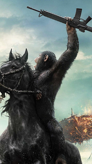 XX Century Fox, Planet of the Apes, Caesar's reign, Movie franchise HD phone wallpaper