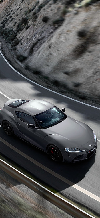 Toyota Supra A90, 2020 model, Sleek silhouette, Sports car excellence HD phone wallpaper