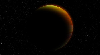 Universe, Stars, Shadow, Planet HD wallpaper