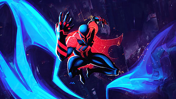 Spiderman 2099 Futuristic Arachnid, spiderman-2099, spiderman, superheroes, artist, artwork, digital-art HD wallpaper