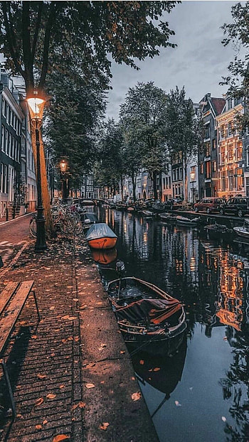 Amsterdam mobile , Backgrounds for travel lovers, quality, Aesthetic travel HD phone wallpaper