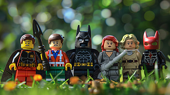 LEGO Batman and Heroes - Man-Made Marvels, man made, lego, Batman HD wallpaper