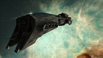 Between the Light and the Dark, EVE Online, Gallente, video games, Megathron, spaceships HD wallpaper