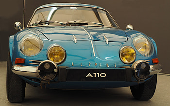 Alpine A110, classic car, front HD wallpaper