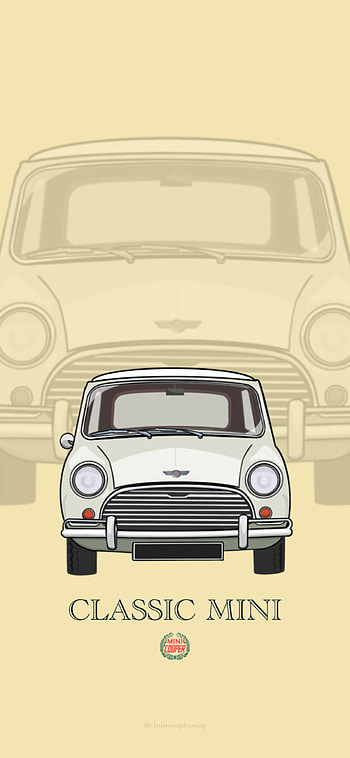 Art poster, MINI Cooper HD phone wallpaper