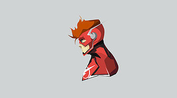 Minimal, superhero, flash, art HD wallpaper