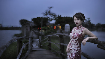 asian, woman, model, cute HD wallpaper
