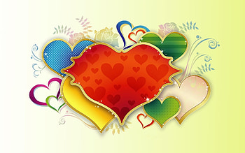 Background, Hearts, Love HD wallpaper