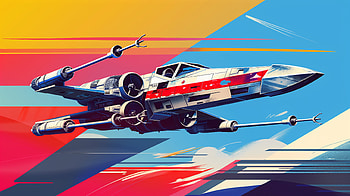 Galactic X-Wing Flight, Star Wars, Sci Fi, X-Wing HD wallpaper