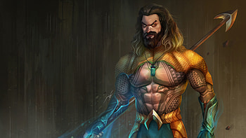 Aquaman Jason Momoa Artwork, aquaman, superheroes, artwork, digital-art HD wallpaper