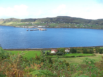 Uig Harbour, isle of skye, scotland, the harbour at uig HD wallpaper