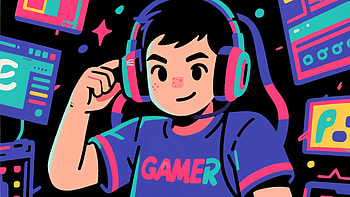 Gamer Vibes: Next-Level Play in Stunning Detail, gamer, heads, video game, cartoon HD wallpaper
