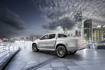 2017 Mercedes Benz X Class Pickup Truck , mercedes-benz-x-class, truck, mercedes-benz, 2017-cars, concept-cars, pickup-truck HD wallpaper
