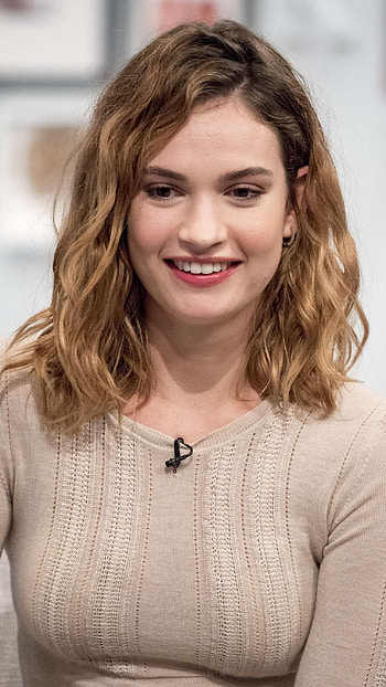 Lily James, Hollywood, Lily James Hollywood Actress HD phone wallpaper