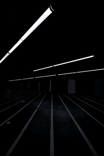 Dark, Bw, Chb, Glow, Premises, Room, Light Bulbs HD phone wallpaper