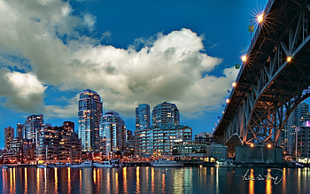Cities, Water, Rivers, Sky, Sea, Clouds, City, Building, Reflection, Bridge HD wallpaper