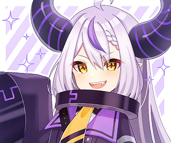 La+ Darknesss, La+ Darknesss (Virtual Youtuber), hololive, Anime, Virtual Youtuber HD wallpaper