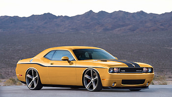 DODGE CHALLENGER SRT, srt, yellow, car, dodge, tuned HD wallpaper
