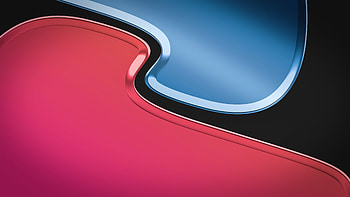 Abstract, material, blue-red metallic texture HD wallpaper