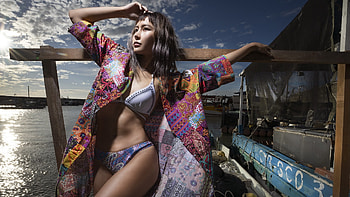 Bikini Model, Asian, Model, women, Bikini HD wallpaper