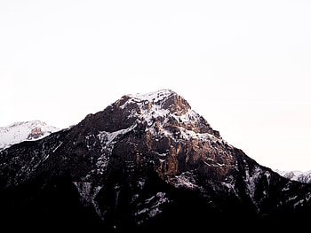 Cliff, rocky mountain, peak, nature HD wallpaper