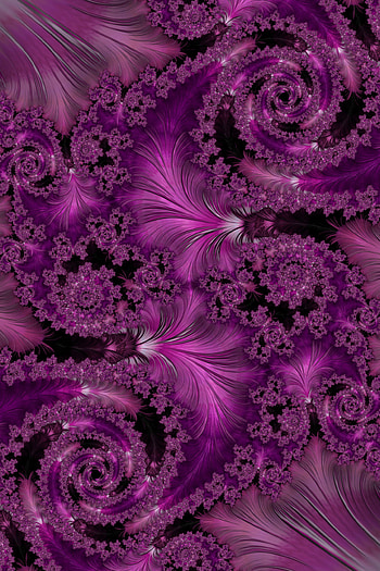 Trippy Psychedelic Fractal Art, trippy, psychedelic, hippie, purple, Abstract, fractal, abstract purple HD phone wallpaper