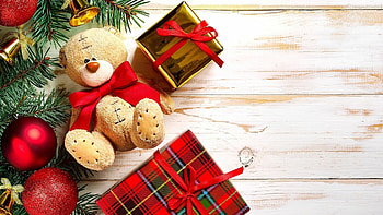 Teddy bear, Gifts HD wallpaper