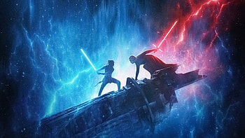 Star Wars, Blue-tinted visuals, Galactic empire, Rebel alliance HD wallpaper