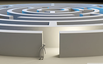 Intricate maze designs, Challenging labyrinths, Multiple display support, Immersive smart experience HD wallpaper
