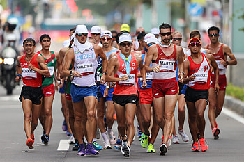 Muscat surprise victory, Karlstrom's confidence, Oregon feature, World Athletics excitement HD wallpaper