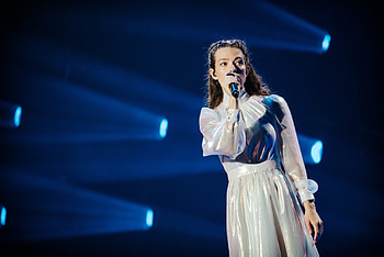 Amanda Georgiadi Tenfjord, Greek singer, All details, Rehearsal HD wallpaper