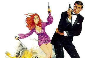 On Her Majesty's Secret Service, James Bond, Movie, Diana Rigg, George Lazenby HD wallpaper
