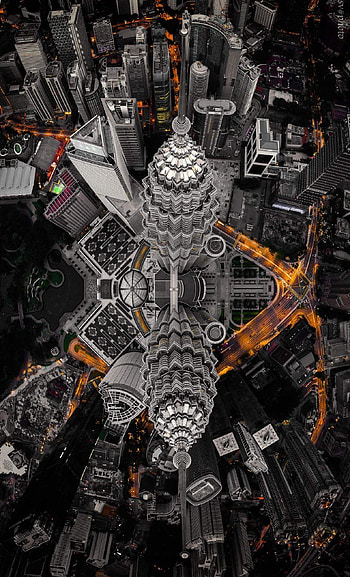 Petronas Twin Towers, Spectacular skyscrapers, City icon, Urban landmark HD phone wallpaper
