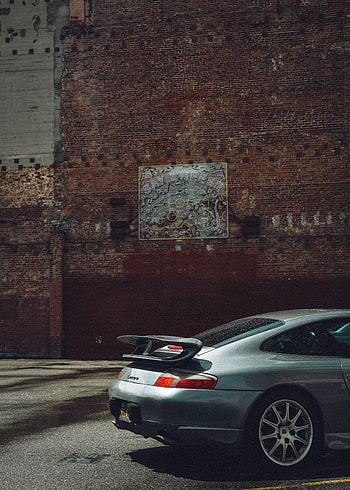 Cars, Lights, Car, Grey, Inscription, Headlights, Spoiler HD phone wallpaper
