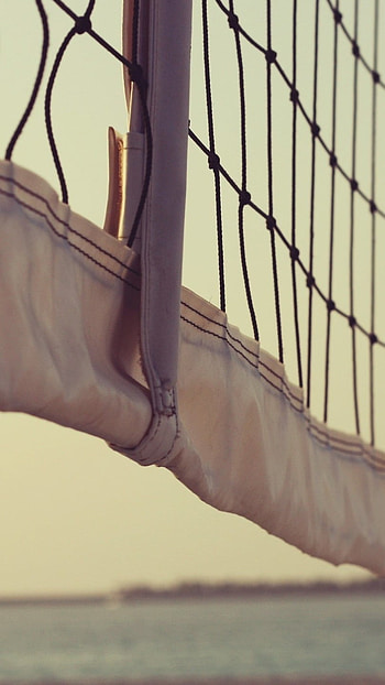 Volleyball, Volley, Net HD phone wallpaper