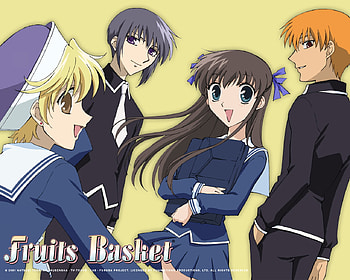 Fruits Basket, Anime, Momiji Sohma, Tohru Honda, Yuki Sohma HD wallpaper
