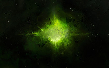 Green Nebula, space , Vibrant space landscapes, Celestial grandeur HD wallpaper