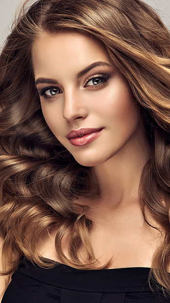 Hair Style, Brown Hair, Beautiful Girl HD phone wallpaper