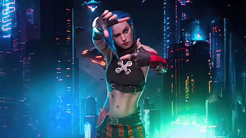Aracane Jinx Cosplay , arcane, jinx-league-of-legends, league-of-legends, cosplay, tv-shows, artist, artwork, digital-art HD wallpaper
