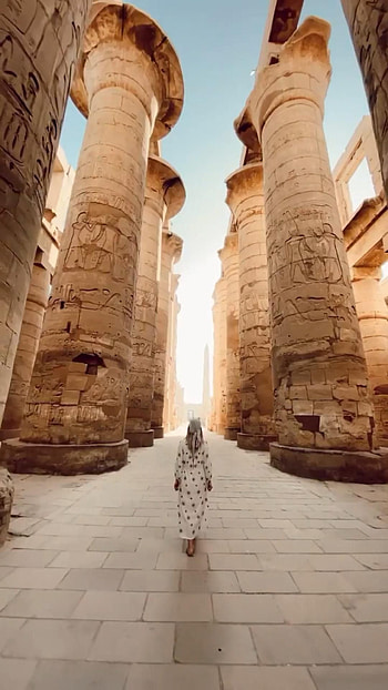 Karnak Temple, Luxor videos, Ancient Egypt, Luxor HD phone wallpaper