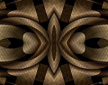 3D Optix6, background, abstract, other, , cool, 3D, gold HD wallpaper