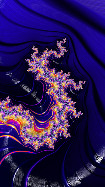 Fractal Art Trippy Psychedelic Background for Smart, trippy, colorful, colors, psychedelic, blue, Abstract, fractal, abstract blue HD phone wallpaper