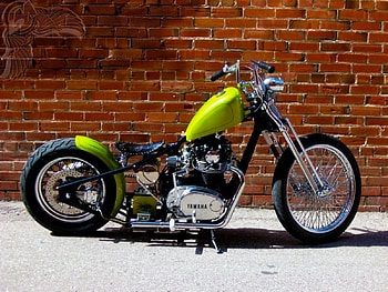 Yamaha Chopper, motorcycle, bike, chopper HD wallpaper