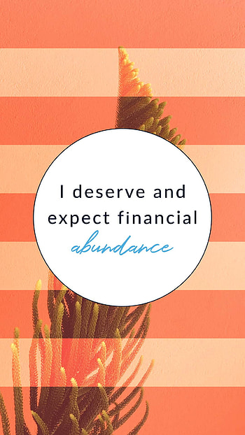 Money Affirmation, orange, red, abundance HD phone wallpaper