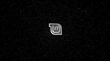 Linux Mint, Technology, Black & White, Space HD wallpaper